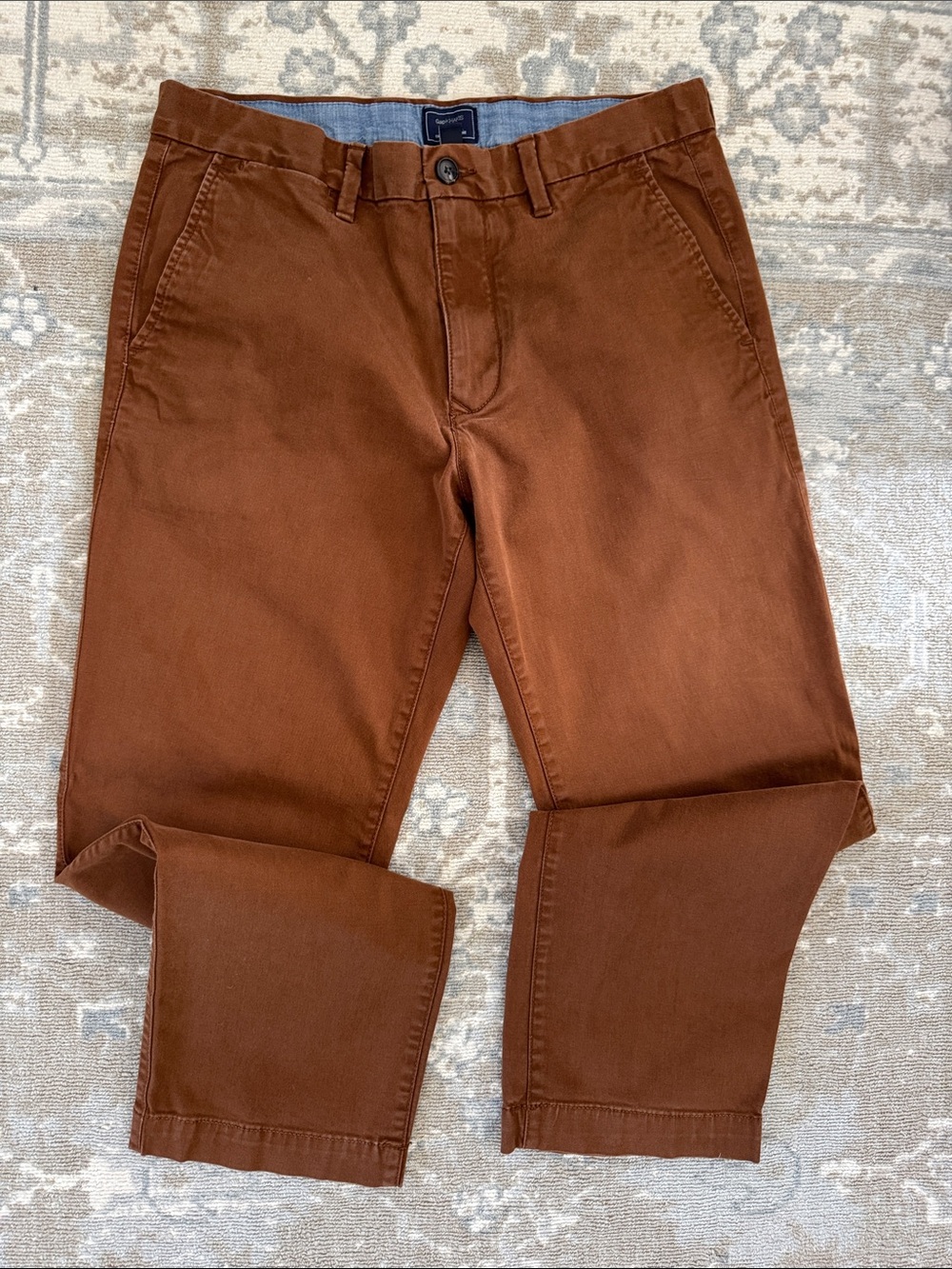 Men's Brown Chino Pants - Classic Casual Fit